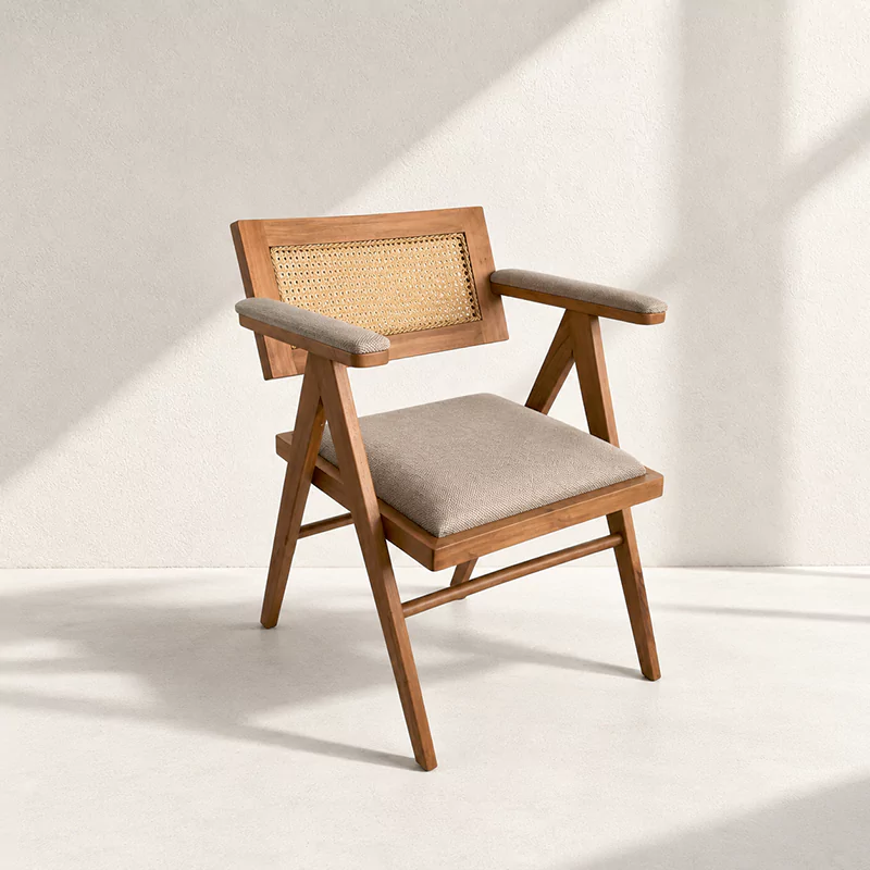 صندلی حصیری چوبی Liora