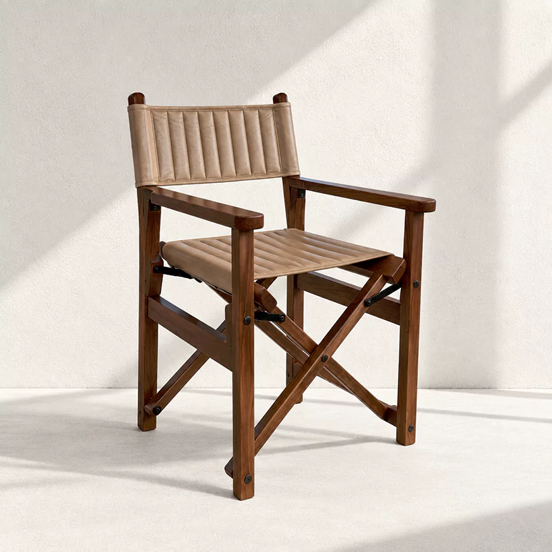 Velmor Leather Folding Chair