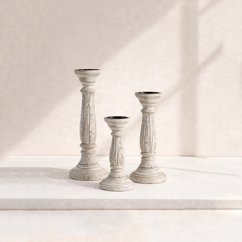 Ravenel Wooden Candle Holder (3 Sizes)