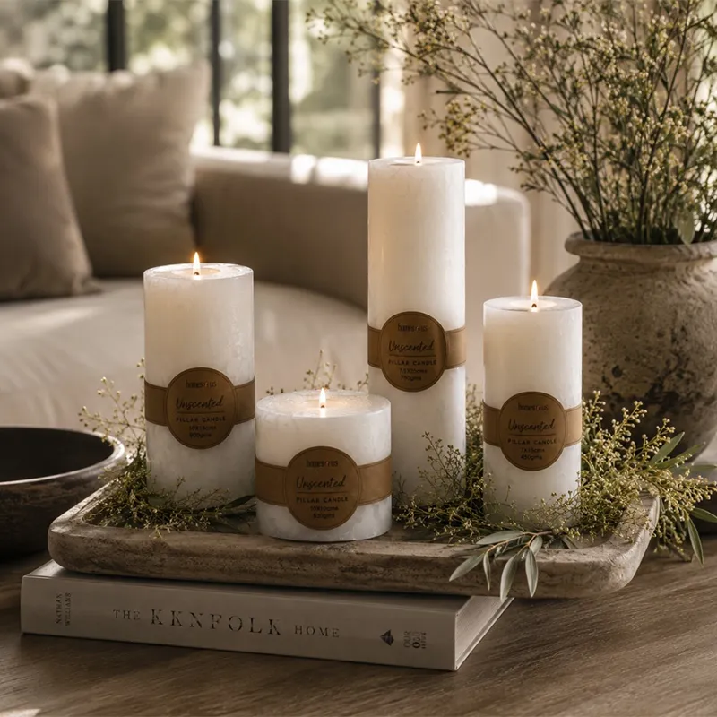 astra pure pillar candle (six sizes)