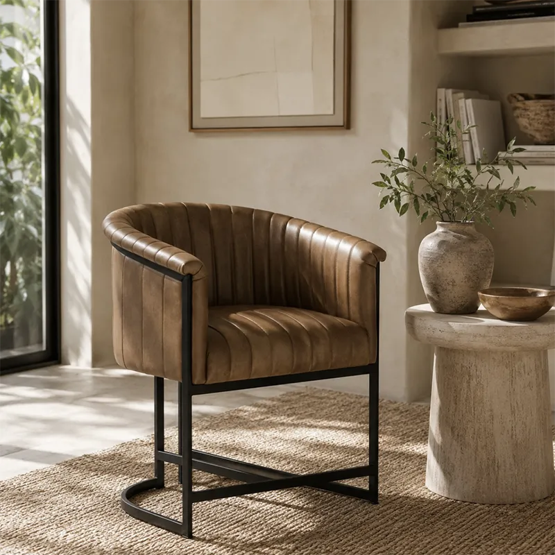 veran leather chair