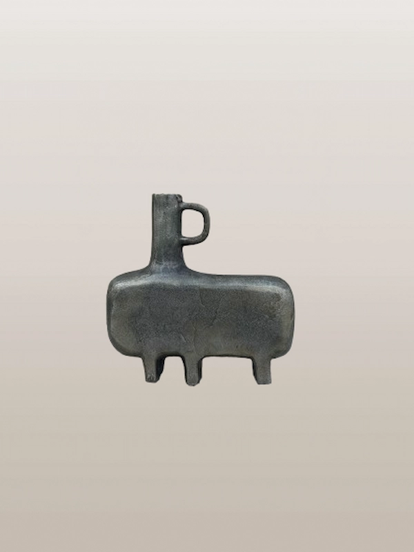 Iron Abstract Sculptural Vase (L)