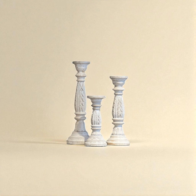 شمعدان چوبی Lunara (3 سایز)