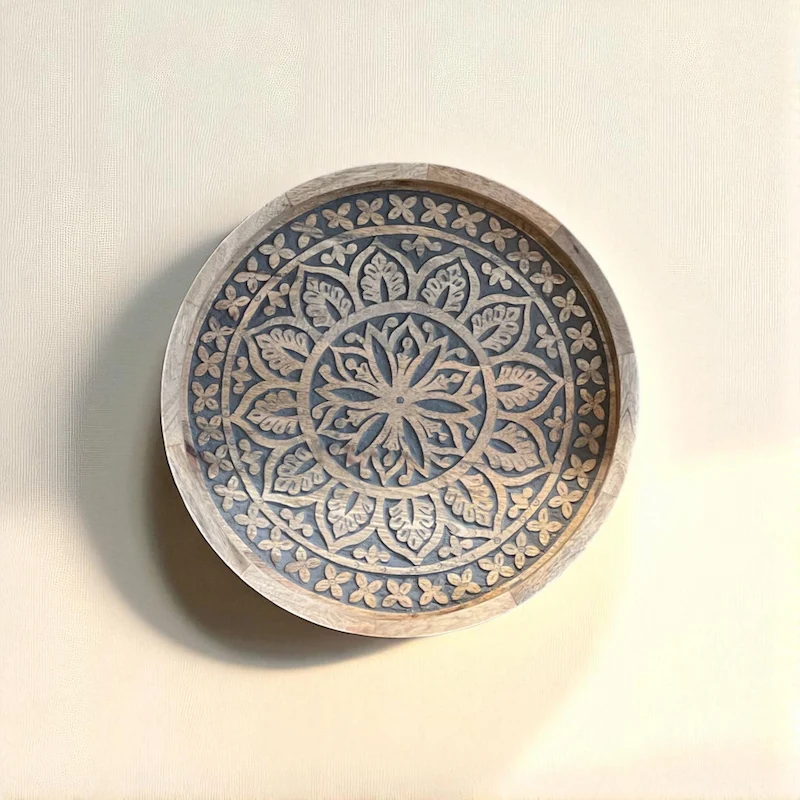 Florenta Carved Wooden Tray (3 sizes)