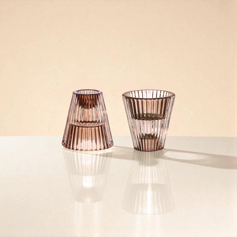 Revolve Glass Candle holder