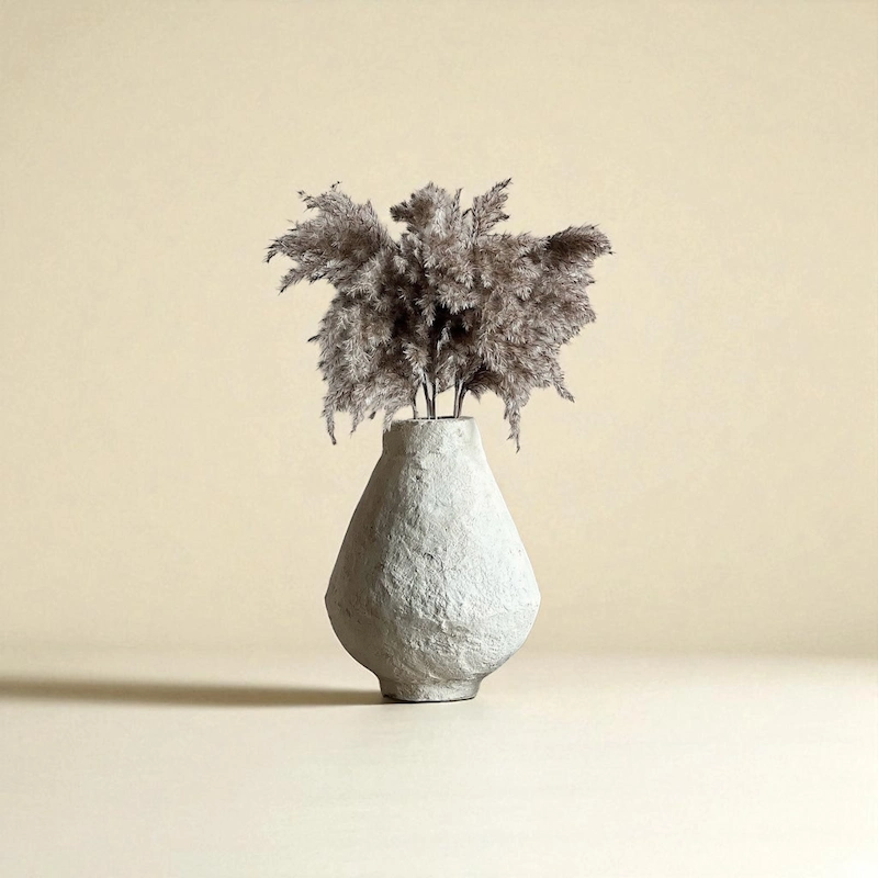 Arra – Paper Mâché Conical Vase