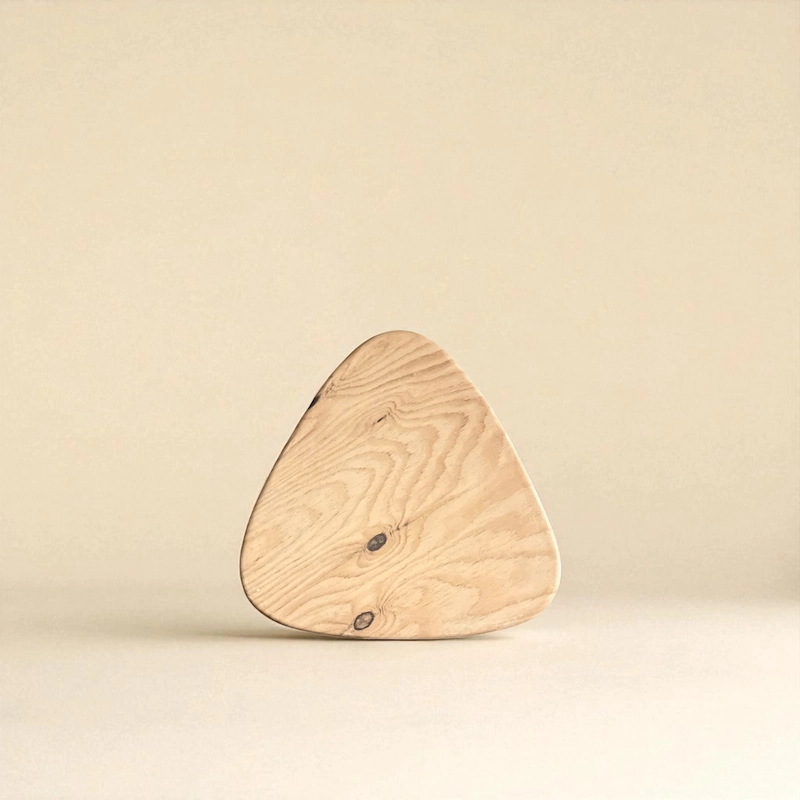 سینی مثلثی طرح چوب Lignum