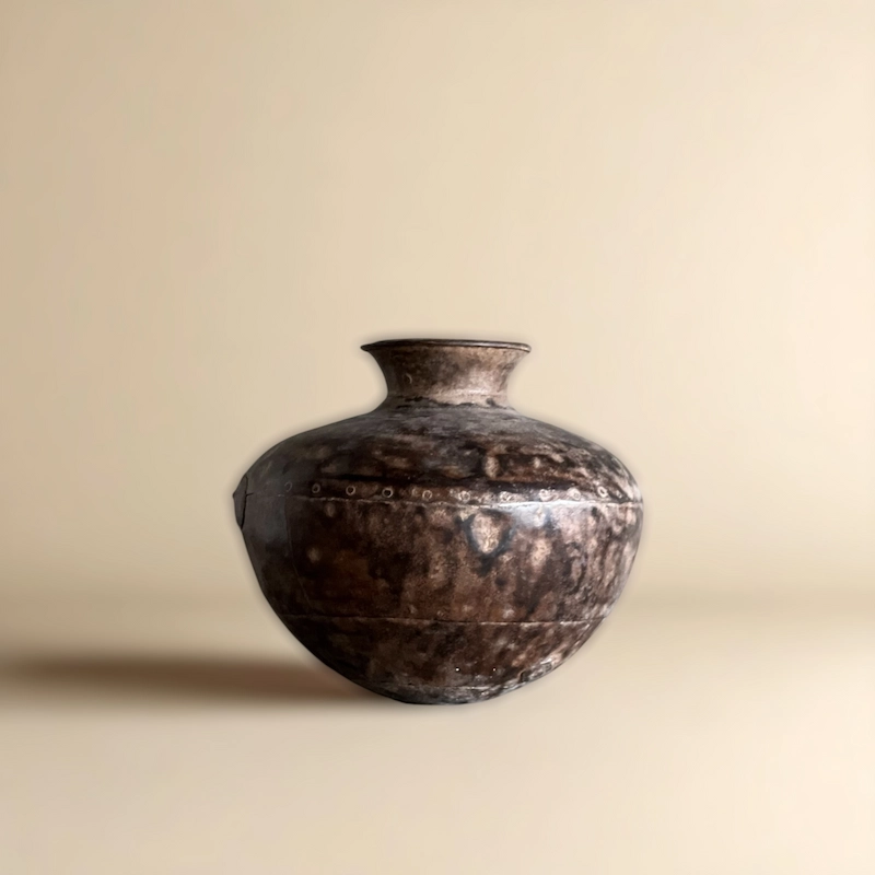 گلدان فلزی آنتیک Lota (قرن نوزدهم)