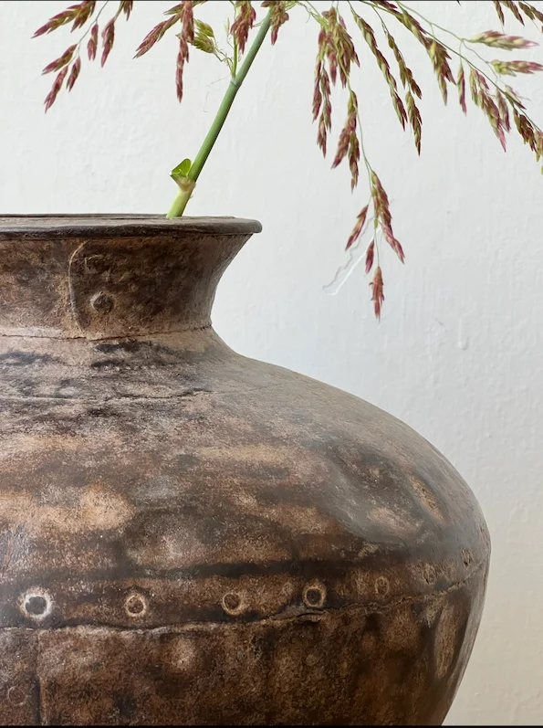 گلدان فلزی آنتیک Lota (قرن نوزدهم)