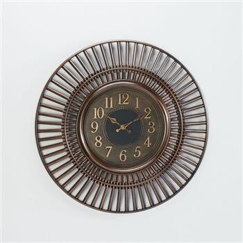 mural metal wall clock